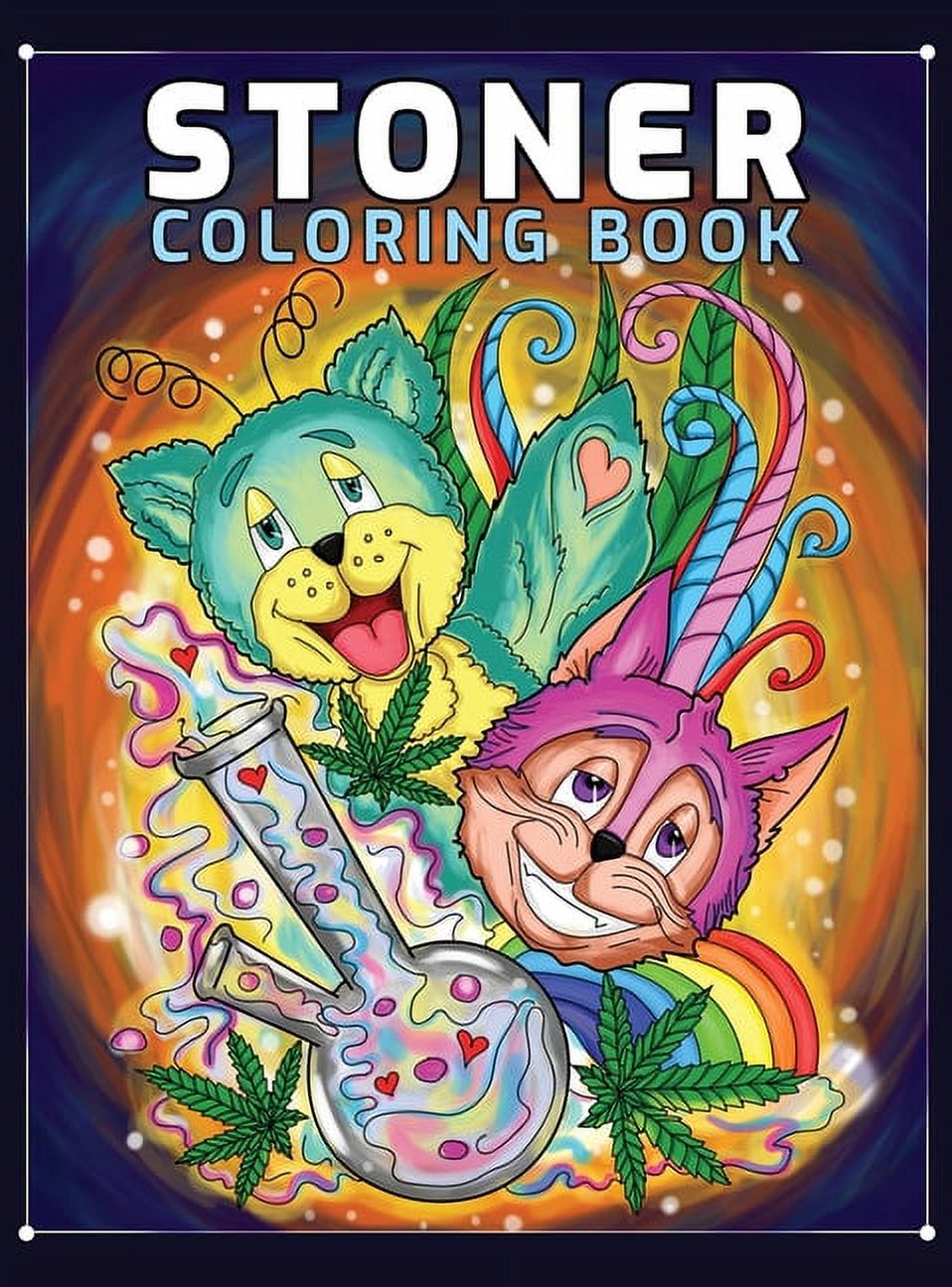 Stoner Coloring Book: A Trippy Coloring Book for Adults with Stress  Relieving Psychedelic Designs (Hardcover)